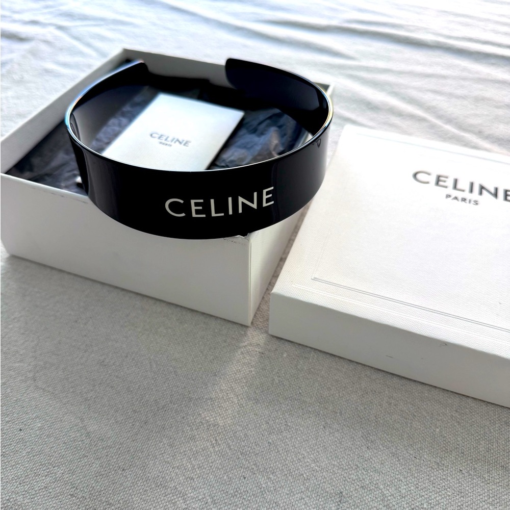 Celine Headband in Black/White